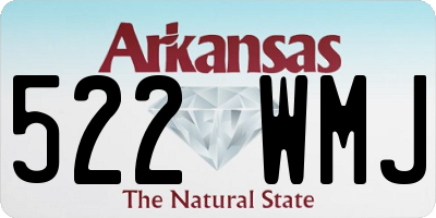 AR license plate 522WMJ