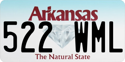 AR license plate 522WML
