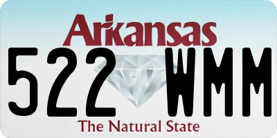 AR license plate 522WMM