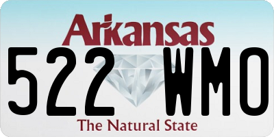 AR license plate 522WMO