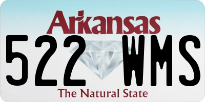 AR license plate 522WMS