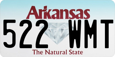 AR license plate 522WMT