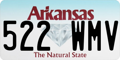 AR license plate 522WMV