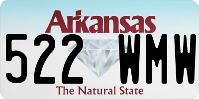 AR license plate 522WMW