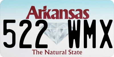 AR license plate 522WMX