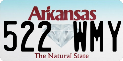AR license plate 522WMY