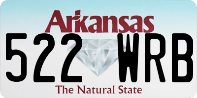 AR license plate 522WRB