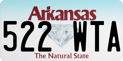 AR license plate 522WTA