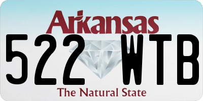 AR license plate 522WTB