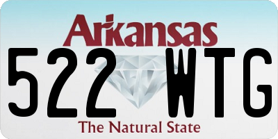 AR license plate 522WTG