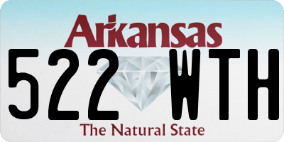 AR license plate 522WTH