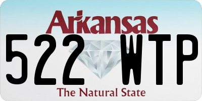 AR license plate 522WTP