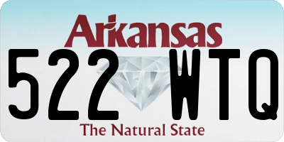 AR license plate 522WTQ