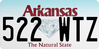 AR license plate 522WTZ
