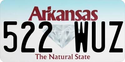 AR license plate 522WUZ
