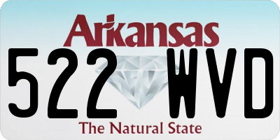 AR license plate 522WVD