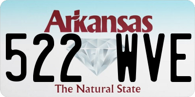 AR license plate 522WVE