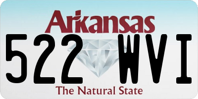 AR license plate 522WVI