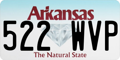 AR license plate 522WVP
