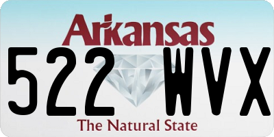AR license plate 522WVX