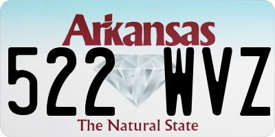 AR license plate 522WVZ