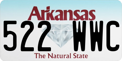 AR license plate 522WWC