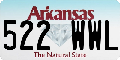 AR license plate 522WWL