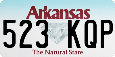 AR license plate 523KQP