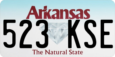 AR license plate 523KSE
