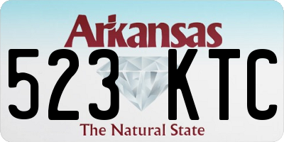 AR license plate 523KTC