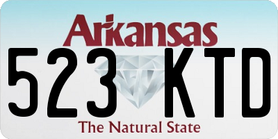 AR license plate 523KTD