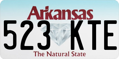AR license plate 523KTE