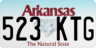 AR license plate 523KTG