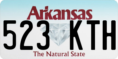 AR license plate 523KTH