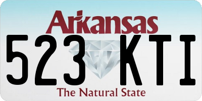 AR license plate 523KTI