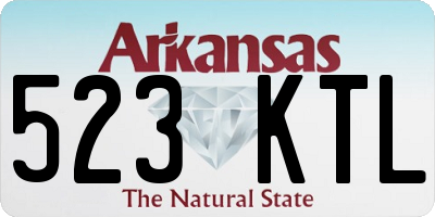 AR license plate 523KTL