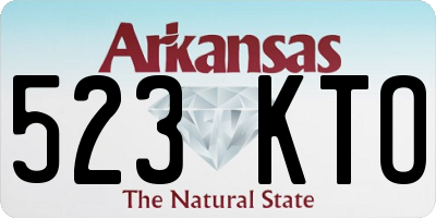AR license plate 523KTO