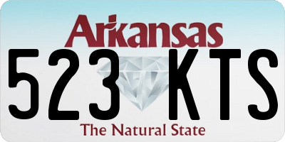 AR license plate 523KTS