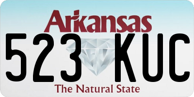 AR license plate 523KUC