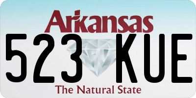 AR license plate 523KUE