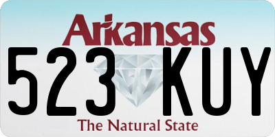 AR license plate 523KUY