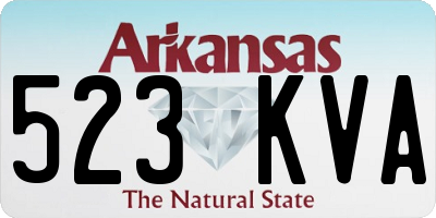AR license plate 523KVA