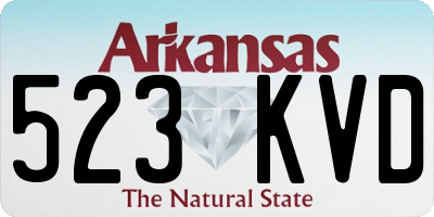 AR license plate 523KVD