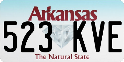 AR license plate 523KVE