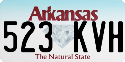 AR license plate 523KVH