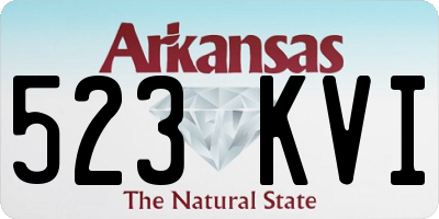 AR license plate 523KVI