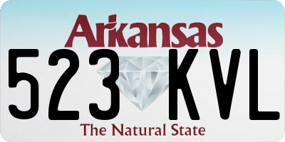AR license plate 523KVL