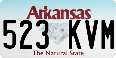 AR license plate 523KVM