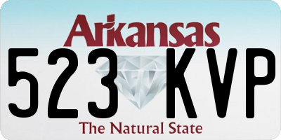 AR license plate 523KVP