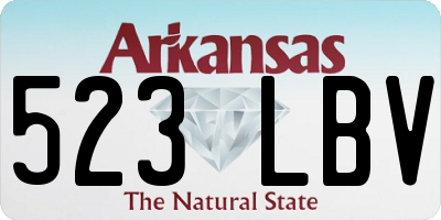 AR license plate 523LBV